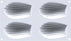 Moule à madeleine 4 empreintes 30 x 17,5 cm Silikomart