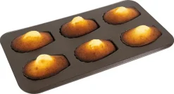 Moule à madeleine 6 empreintes 39,5 x 22,5 cm Gobel