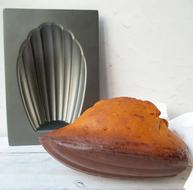 Moule à madeleine 1 empreinte XXL 19,5 x 12 cm Patisse