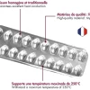 Moule à madeleines en fer blanc 20 empreintes 39 x 12 cm Gobel