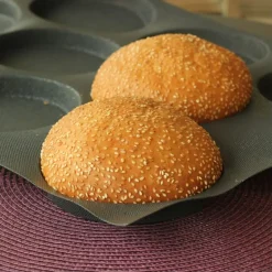 Moule à pain 60 x 40 cm 11 hamburgers Ø 12,5 cm Mae