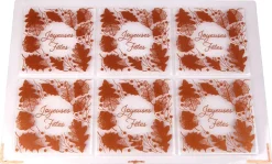 Moule pour embout de bûche design clairière pré imprimé Florensuc