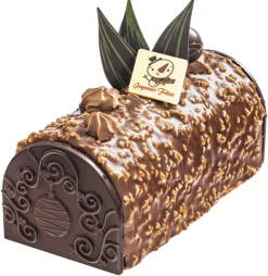 Moule pour embout de bûche forme arabesque