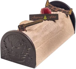 Moule pour embout de bûche forme cerf