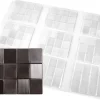 Moule pour embout de bûche forme damier