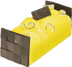 Moule pour embout de bûche forme damier