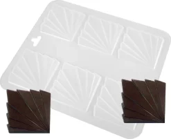 Moule pour embout de bûche forme épi