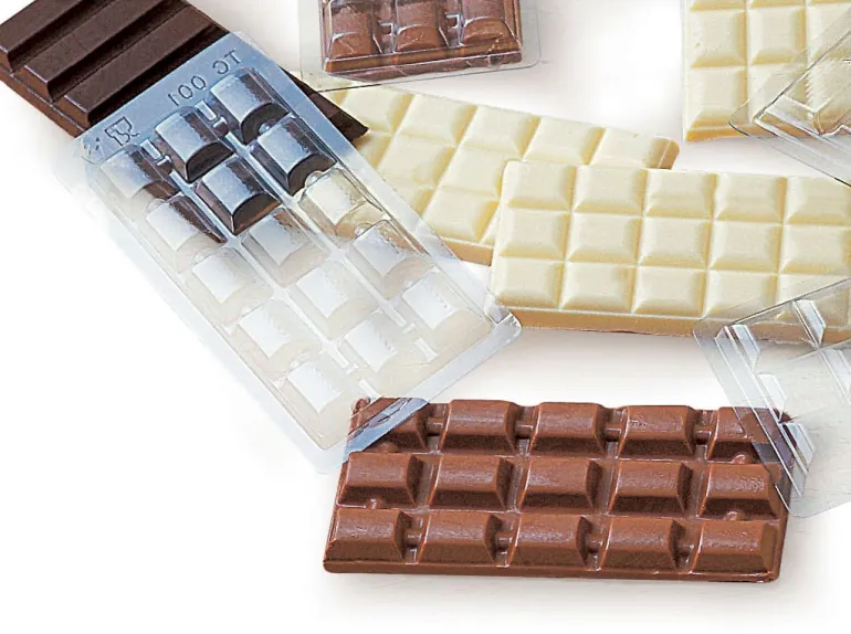 Moule pour tablette de chocolat (x 5) forme rectangle Mallard Ferrière