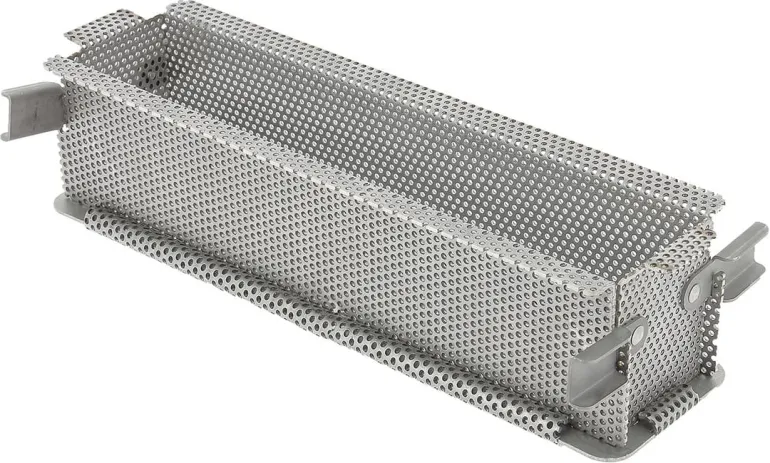 Moule à pâté croûte "tout inox" perforé dépliable 24 x 5 cm De Buyer