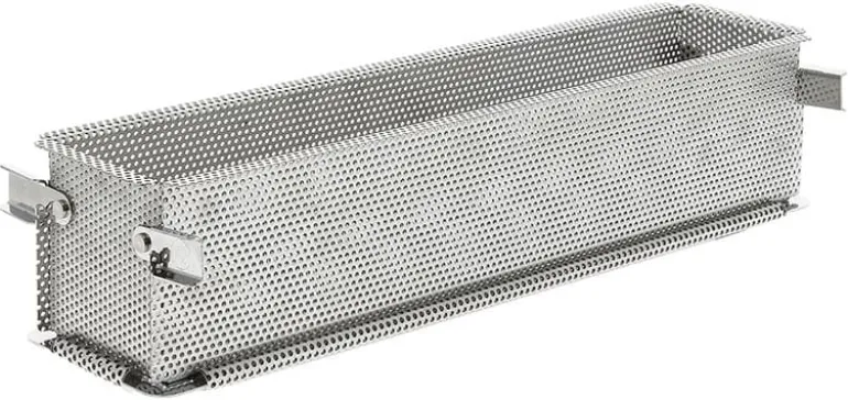 Moule à pâté croûte "tout inox" perforé dépliable 24 x 5 cm De Buyer