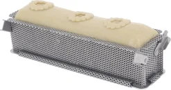 Moule à pâté croûte "tout inox" perforé dépliable 35 x 7 cm De Buyer