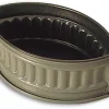 Moule à pâté en croûte ovale à côtes longueur 23 cm Matfer