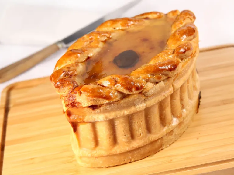 Moule à pâté en croûte ovale à côtes longueur 23 cm Matfer