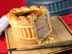 Moule à pâté en croûte ovale à côtes longueur 23 cm Matfer