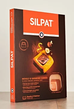 Moule savarin carré Silpat 12 empreintes 40 x 30 cm Demarle