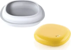 Moule silicone Andromeda carré bombé arrondi 18,5 x 18,5 cm Silikomart