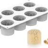 Moule silicone Antea 8 entremets fleuris 30 x 17,5 cm Silikomart