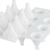 Moule silicone Astro 8 sapins coniques Ø 6,7 cm 30 x 17,5 cm Silikomart