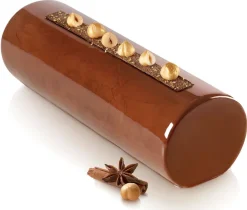 Moule silicone Bûche Élégance 25 x Ø 7,5 cm Silikomart