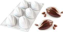 Moule silicone cabosses cacao 30 x 17,5 cm Silikomart