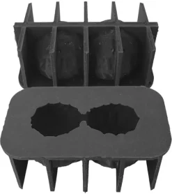 Moule silicone Cacahuète 10,5 x 5,5 cm Déco Relief