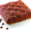 Moule silicone carré bombé matelassé 16 x 16 cm Silikomart