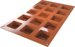 Moule silicone carré mauresque 15 empreintes 30 x 17,5 cm Silikomart