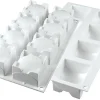 Moule silicone 8 carrés sphères 30 x 17,5 cm Silikomart