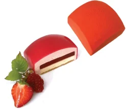 Moule silicone 8 carrés sphères 30 x 17,5 cm Silikomart