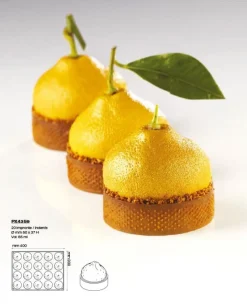 Moule silicone Citron format tartelette Par Cedric Grolet Pavoni