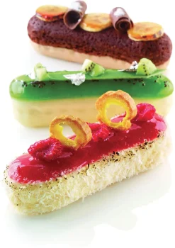 Moule silicone 6 éclairs 30 x 17,5 cm Silikomart