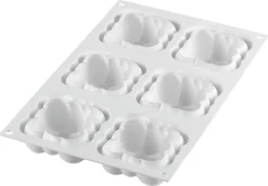 Moule silicone Cloud 6 mini-nuages 30 x 17,5 cm Silikomart