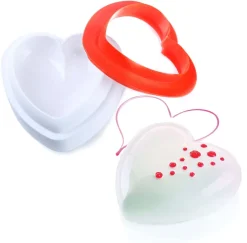 Moule silicone coeur bombé Ti Amo Grand modèle 17 x 16 cm Silikomart
