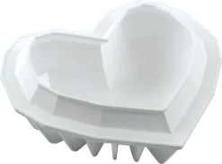 Moule silicone coeur Origami 15 x 13,5 cm Silikomart