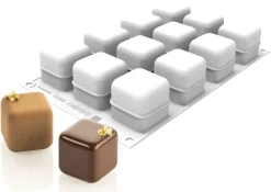 Moule silicone 12 cubes 30 x 17,5 cm Silikomart