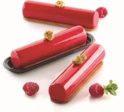 Moule silicone 8 cylindres 30 x 17,5 cm Silikomart