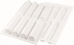 Moule silicone 8 cylindres 30 x 17,5 cm Silikomart