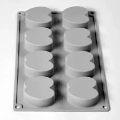 Moule silicone 8 demi-pommes 30 x 17.5 cm Pavoni