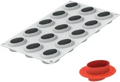 Moule silicone 15 grains de café 30 x 17,5 cm Silikomart