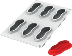 Moule silicone 6 grandes cacahuètes 30 x 17,5 cm Silikomart