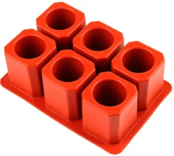 Moule silicone Ice Shot carré Déco Relief