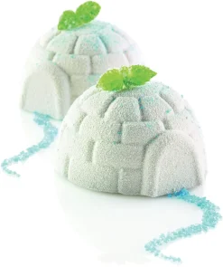 Moule silicone 6 igloos 30 x 17,5 cm Silikomart