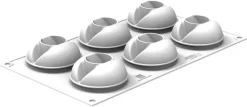 Moule silicone kit 6 entremets Maritozzo 30 x 17,5 cm Silikomart