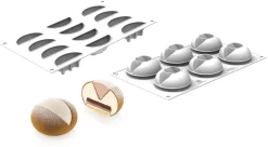 Moule silicone kit 6 entremets Maritozzo 30 x 17,5 cm Silikomart
