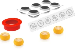 Moule silicone kit 6 tranches de citron 30 x 17,5 cm Silikomart