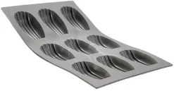 Moule silicone élastomoule 9 madeleines 30 x 17,6 cm De Buyer