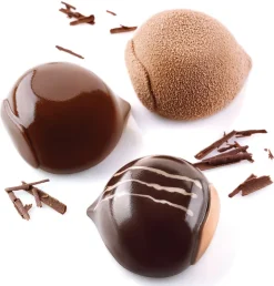 Moule silicone 6 marrons 30 x 17,5 cm Silikomart