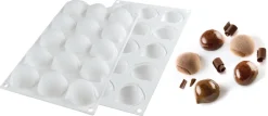 Moule silicone 15 marrons 30 x 17,5 cm Silikomart