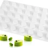 Moule silicone 35 micro ovales 30 x 17,5 cm Silikomart
