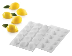 Moule silicone 15 mini citrons 30 x 17,5 cm Silikomart